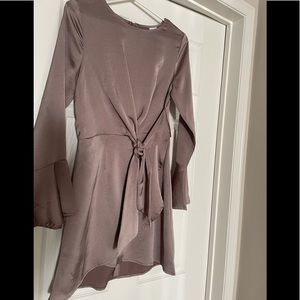 Satin mini dress- size small